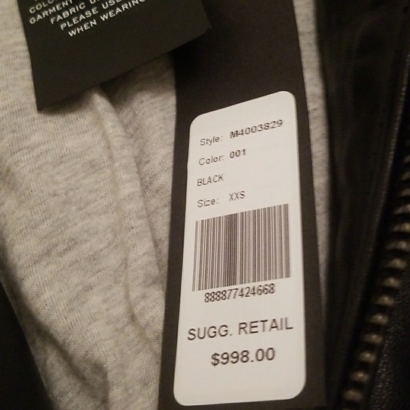 XXS MARC BY MARC JACOBS leather jacket - Picture 3 of 6